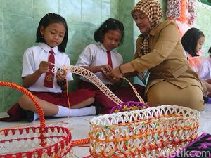 Sekolah di Trenggalek Ini Terapkan Konsep Bijak Sampah