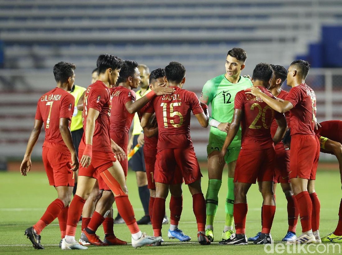 Susunan pemain Indonesia U-22 vs Singapura sudah dirilis. (Foto: Grandyos Zafna/detikcom)