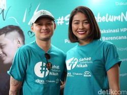 Bunga Jelitha dan Syamsir Alam Jalani Vaksin HPV Sebelum Menikah