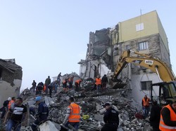 Korban Gempa Albania Terus Bertambah, 18 Orang Tewas