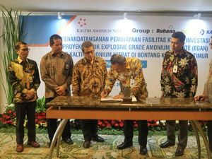 BNI Biayai Pabrik Amonium Nitrat di Bontang