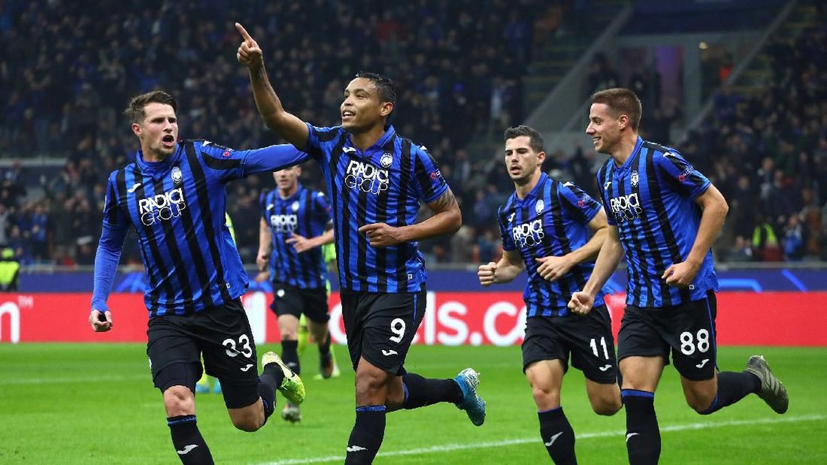 Atalanta membuka harapan lolos ke babak 16 besar Liga Champions usai menang 2-0 atas Dinamo Zagreb (Foto: Marco Luzzani/Getty Images)