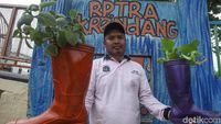 Keren! Limbah Ini Disulap Jadi Pot Bunga