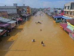 Banjir Masih Hantui Warga Rokan Holu Riau