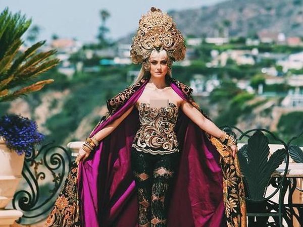Cantiknya Indonesia, Gaya Agnez Mo Pakai Kebaya Modern