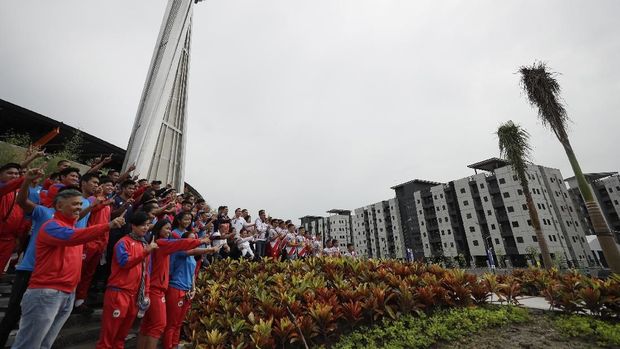 Ilustrasi jelang pembukaan SEA Games 2019. (