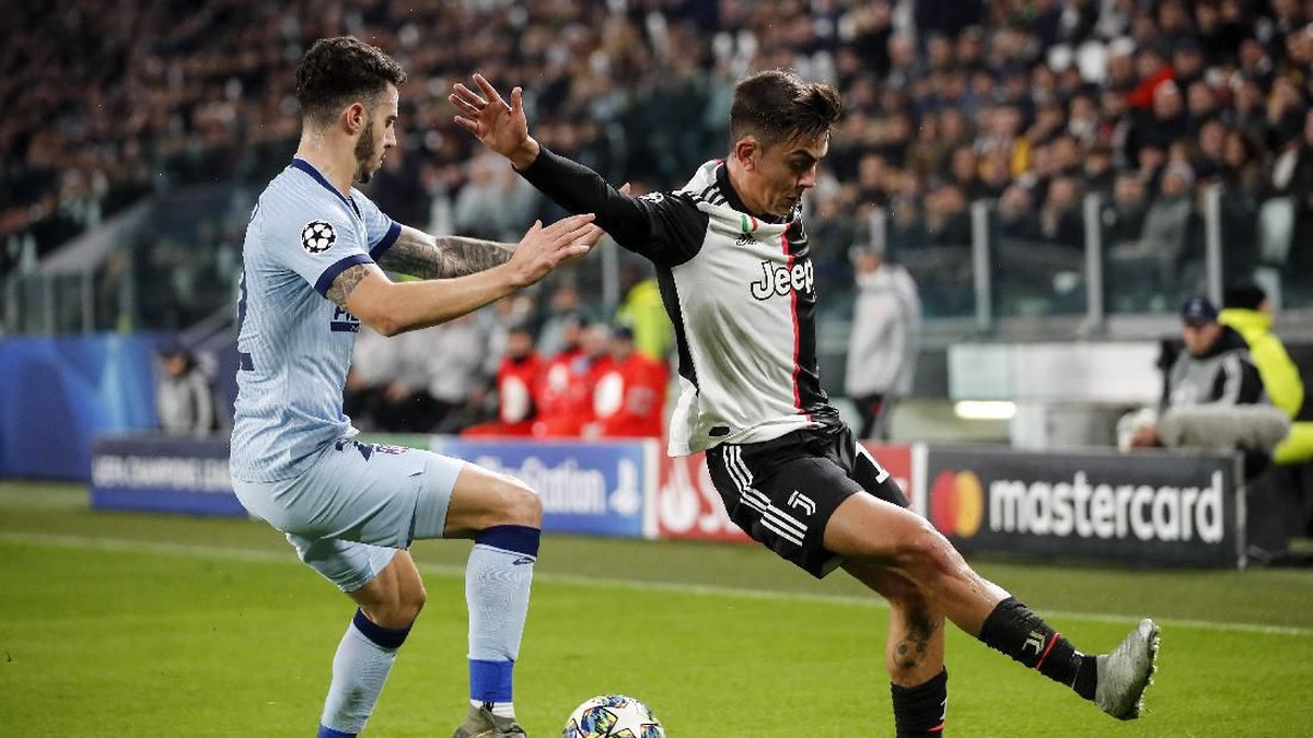 Juventus memimpin 1-0 atas Atletico Madrid di babak pertama. (Foto: Antonio Calanni/AP Photo)