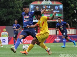 Main Tak Efisien, Arema FC pun Tumbang di Kandang Bhayangkara FC