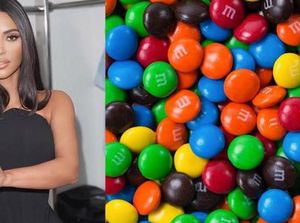 Trik ala Kim Kardashian Bikin Permen Cokelat M&Ms Jadi Lebih Enak