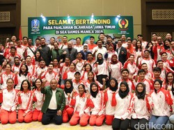 Beri Semangat Atlet SEA Games, Ini Pesan Kebangsaan Gubernur Khofifah