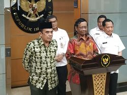 Mahfud Bahas Perpanjangan SKT FPI Bareng Menag-Mendagri, Ini Hasilnya