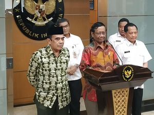 Mahfud Bahas Perpanjangan SKT FPI Bareng Menag-Mendagri, Ini Hasilnya