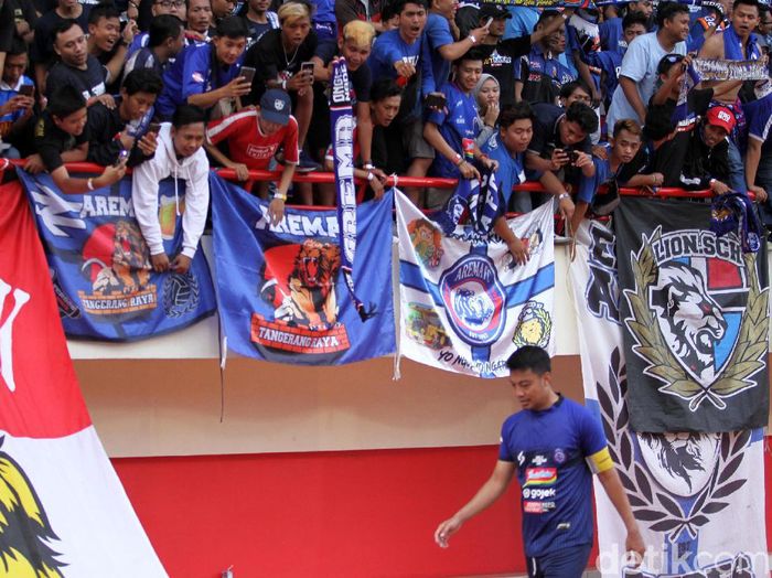 Arema FC menjamu Kalteng Putra di lanjutan Liga 1 2019. (Foto: Rifkianto Nugroho/detikcom) Arema FC menjamu Kalteng Putra di lanjutan Liga 1 2019. (Foto: Rifkianto Nugroho/detikcom)