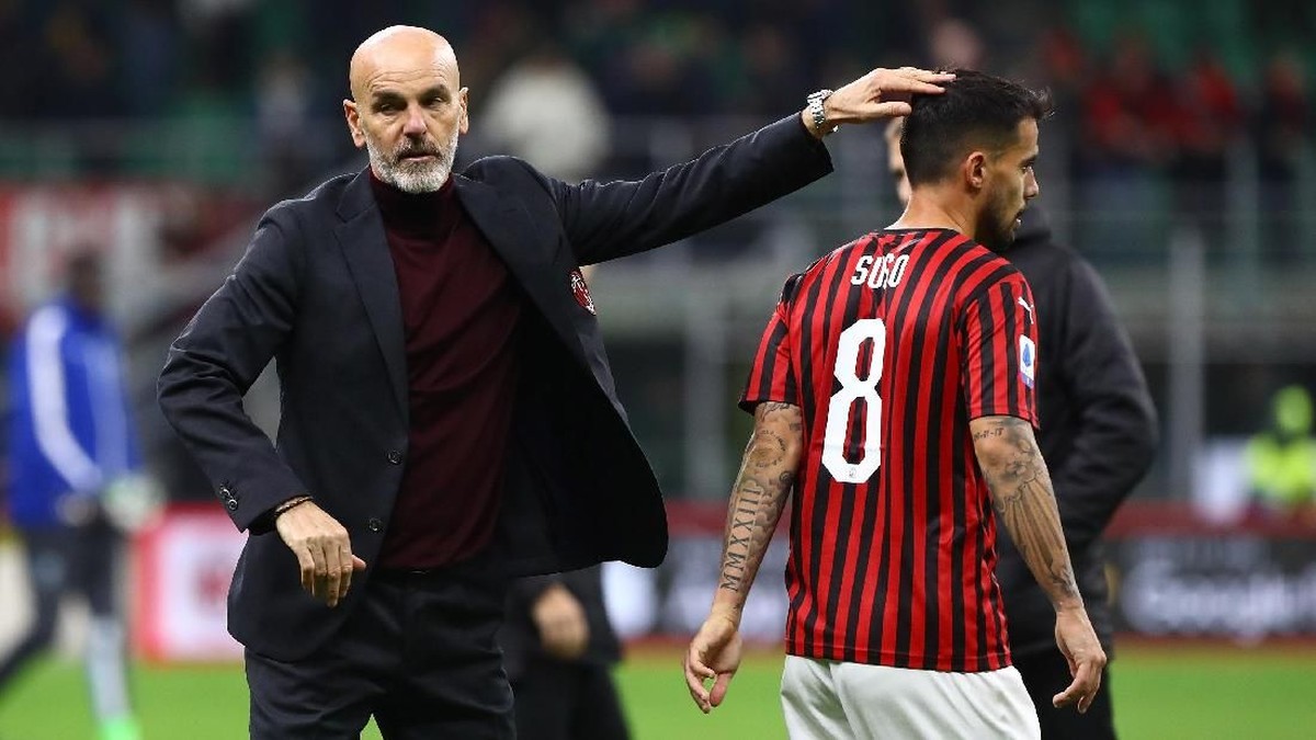 Stefano Pioli mengingatkan Suso kepada Gennaro Gattuso (Foto: Marco Luzzani/Getty Images)