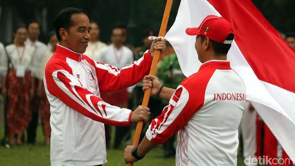 Jokowi Lepas Kontingen Indonesia ke SEA Games