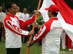 Jokowi Lepas Kontingen Indonesia ke SEA Games