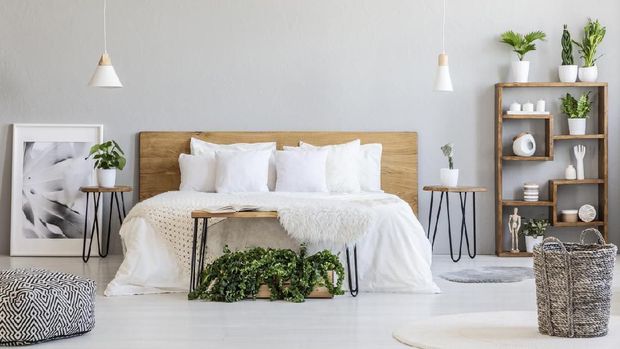 Ilustrasi ruang kamar rumah minimalis modern