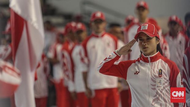 Kontingen Indonesia untuk sementara berada di posisi ketiga klasemen perolehan medali SEA Games.