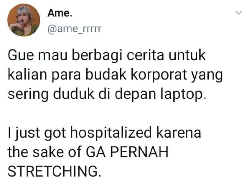 Viral Netizen Budak Korporat Sakit Leher Menahun Karena Kelamaan Kerja Viral Netizen Budak Korporat Sakit Leher Menahun Karena Kelamaan Kerja