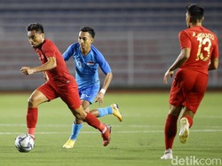 Indonesia mampu mempertahankan keunggulan dua gol di sisa waktu yang ada. Skor 2-0 untuk Indonesia menutup laga.