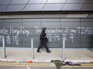 Pemerintah Hong Kong Sesalkan RUU Dukung Demonstran Diteken Trump Pemerintah Hong Kong Sesalkan RUU Dukung Demonstran Diteken Trump