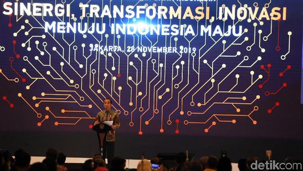 Momen Jokowi Hadiri Pertemuan Tahunan Bank Indonesia 2019