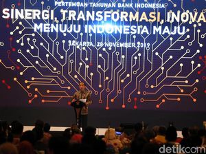 Momen Jokowi Hadiri Pertemuan Tahunan Bank Indonesia 2019