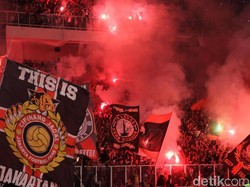 Jakmania juga larut dalam perayaan HUT ke-91 Persija.