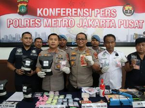 Polres Jakpus Tangkap Pengedar 3,65 Kg Sabu dalam Kemasan Kuaci