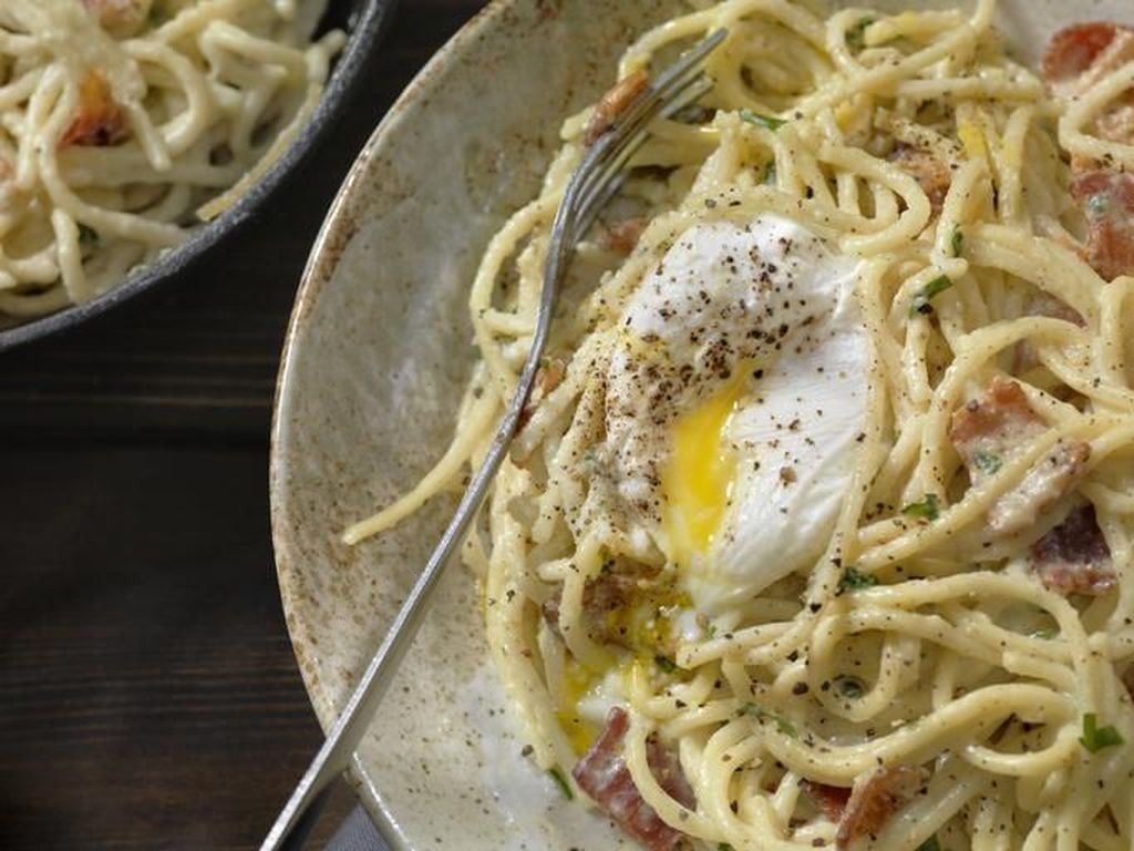 Penyuka Pasta, Spaghetti Masak Telur Ini Enak Buat Sarapan Penyuka Pasta, Spaghetti Masak Telur Ini Enak Buat Sarapan