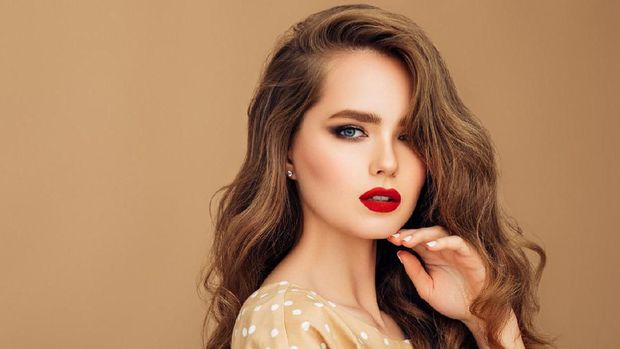 Ilustrasi warna lipstick