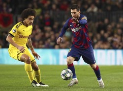 Suarez-Messi Antar Barcelona Ungguli Dortmund di Babak Pertama