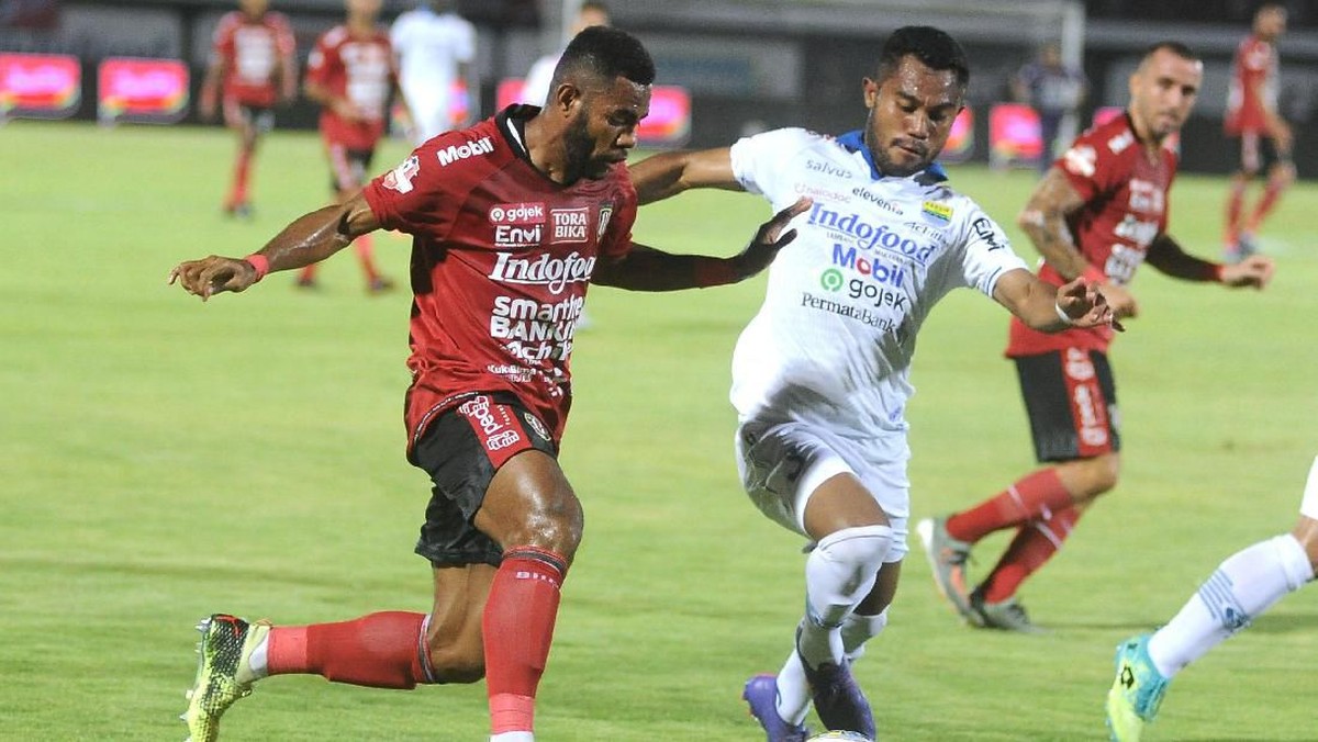 Bali United kandaskan Persib Bandung 3-1. (Foto: Fikri Yusuf/ANTARA FOTO)
