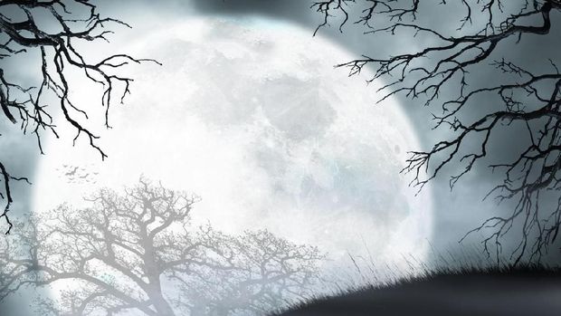 Ilustrasi cerita horor pocong