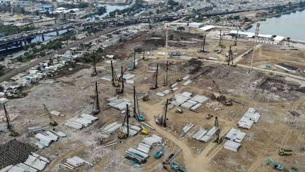 Penampakan Terkini Pembangunan Stadion BMW