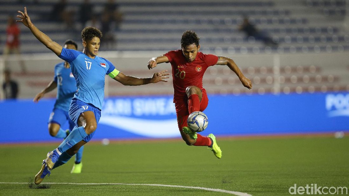 Osvaldo menjadi penentu kemenangan 2-0 Indonesia atas Singapura saat turun dari bangku cadangan. (Foto: Grandyos Zafna/detikcom