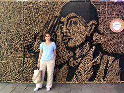 Alasan Nus Salomo Pakai Bambu di Karya yang Dipajang di Dukuh Atas