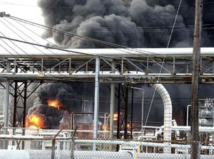 Dahsyatnya Ledakan Pabrik Kimia di Texas