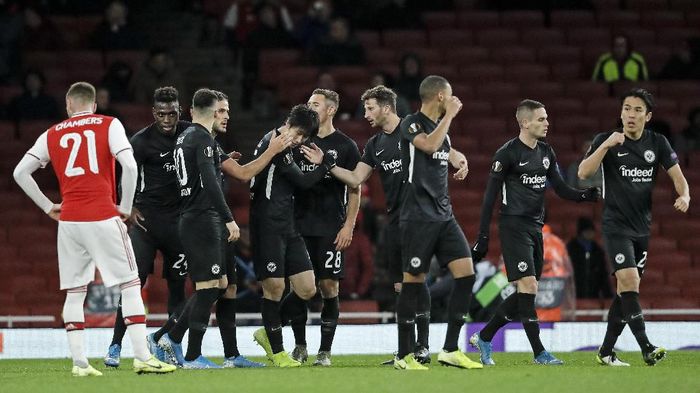 Arsenal kalah 1-2 dari Eintracht Frankfurt di matchday kelima Liga Europa. (Foto: Matt Dunham/AP Photo) Arsenal kalah 1-2 dari Eintracht Frankfurt di matchday kelima Liga Europa. (Foto: Matt Dunham/AP Photo)