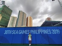 Christopher Rungkat Adaptasi dengan Bola Lambat di Rizal Memorial