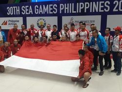 Keren! Raih Emas, Polo Air Indonesia Dobrak Hegemoni Singapura di SEA Games