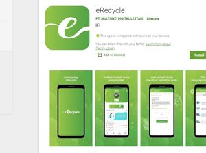 e-Recycle, Rintisan Pengolah Sampah Berbasis Aplikasi Mobile