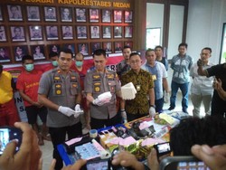 Polisi Tangkap 7 Kurir Narkoba di Medan, 1 di Antaranya WN Malaysia