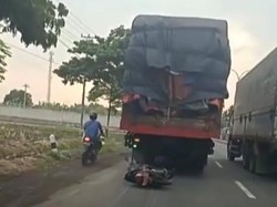 Viral Video Motor Terseret Truk di Pemalang, Bagaimana Kejadiannya?