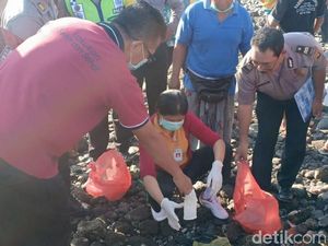 Warga Dihebohkan Penemuan Benda Mirip Orok Bayi di Pantai Buleleng Bali