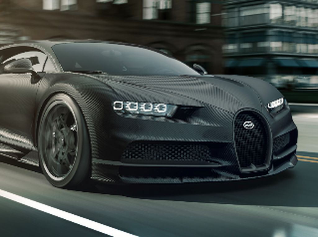 Tampang Bugatti Chiron Noire, Hanya 20 Unit! Tampang Bugatti Chiron Noire, Hanya 20 Unit!