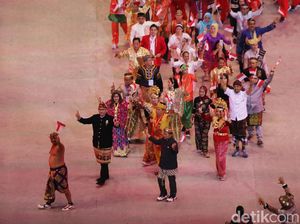 Pesan Keberagaman dari Kontingen Indonesia di Pembukaan SEA Games Pesan Keberagaman dari Kontingen Indonesia di Pembukaan SEA Games