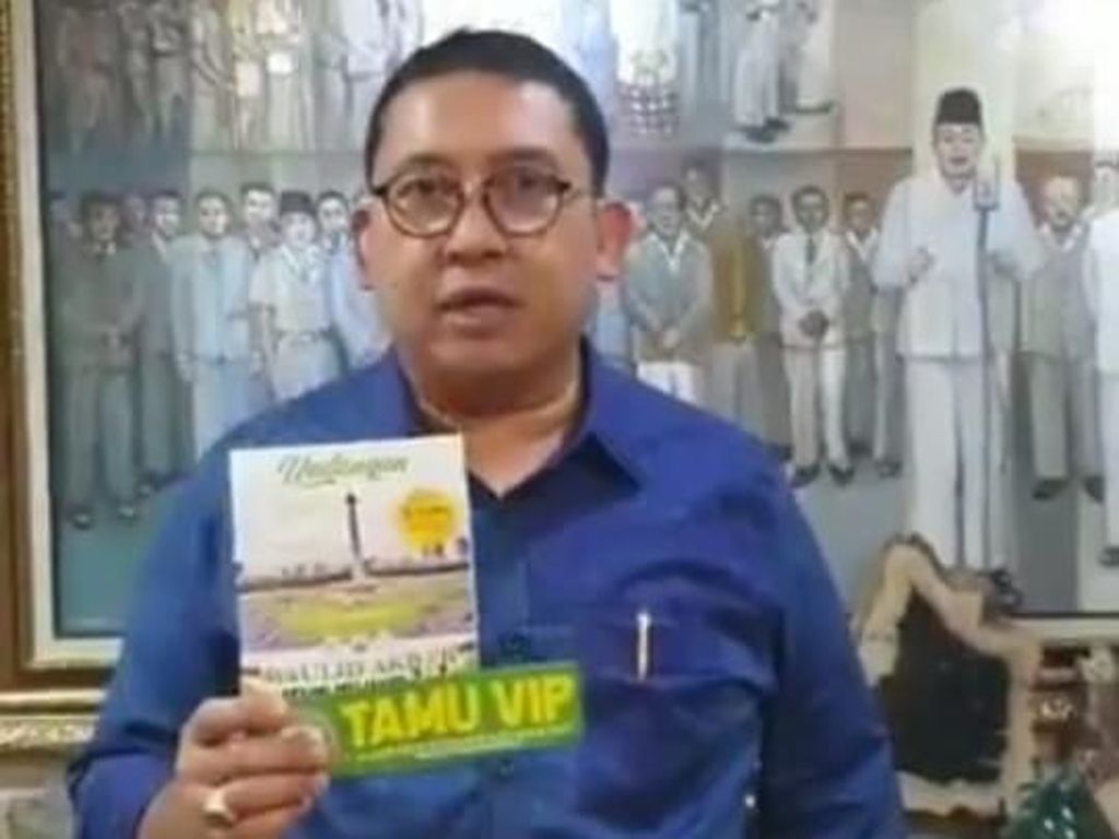 Jadi Tamu VIP, Fadli Zon Bakal Hadir di Reuni 212 di Monas Jadi Tamu VIP, Fadli Zon Bakal Hadir di Reuni 212 di Monas