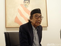 Jeihan Sukmantoro Masih Semangat Melukis di Akhir Hidupnya
