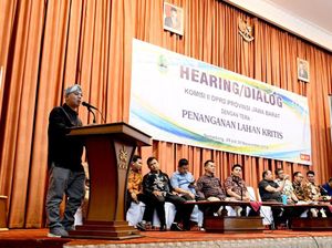 DPRD Soroti Pemprov Lamban Tangani 700 Ribu Ha Lahan Kritis Jabar